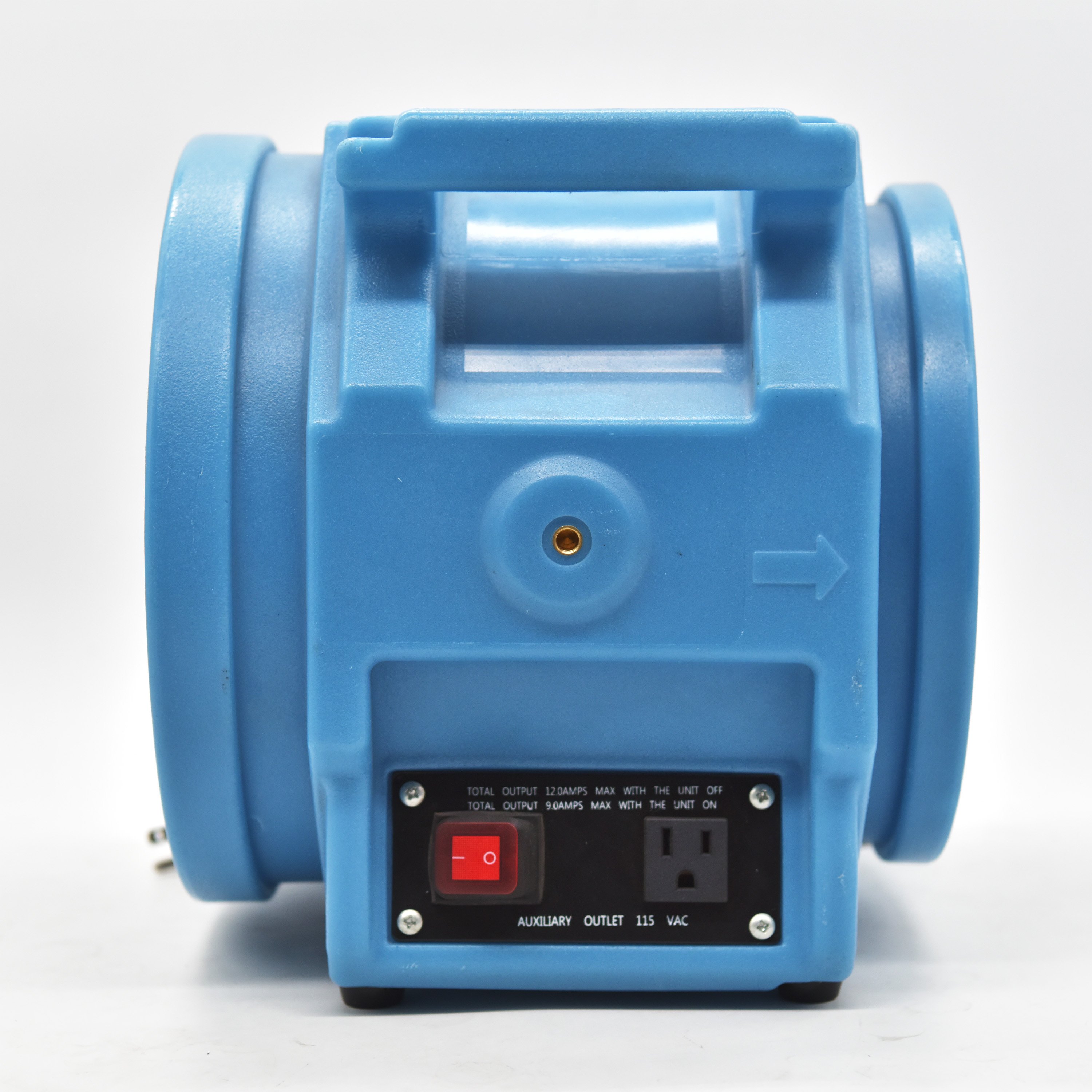 1/3 HP Tunnel Boring Machine Ventilation Fan Set with Duct & Canister Plastic Blades Core Motor & Engine Components