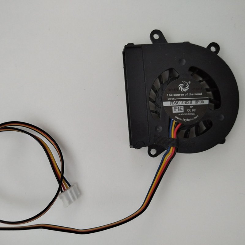 Small Mini Brushless Motor 50mm 5010 12v Micro DC Blower Fan 5v 12v Centrifugal Fan with Three Hole