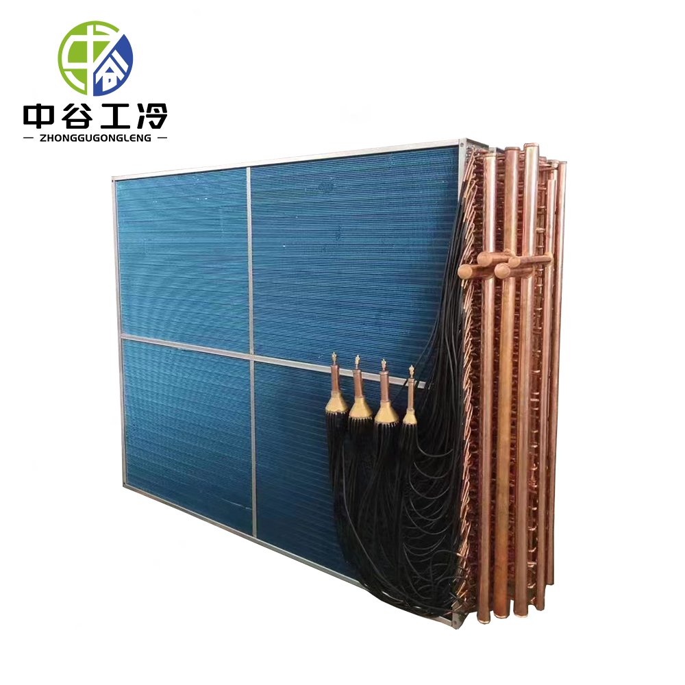 Finned Tube Refrigeration Evaporative Condenser Plate Type Heat Exchanger Pipe Coil