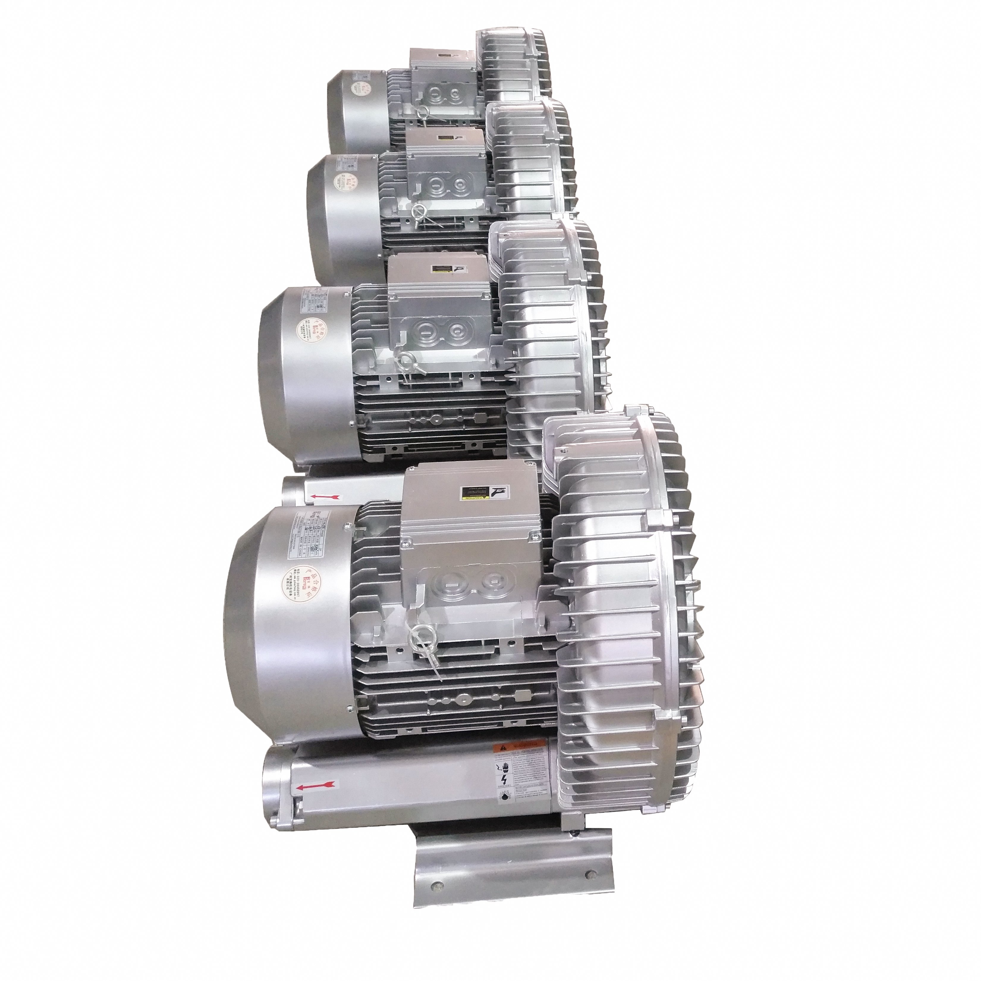 3HP 2.2KW Industrial Ring Blower Side Channel Blower with air Filter