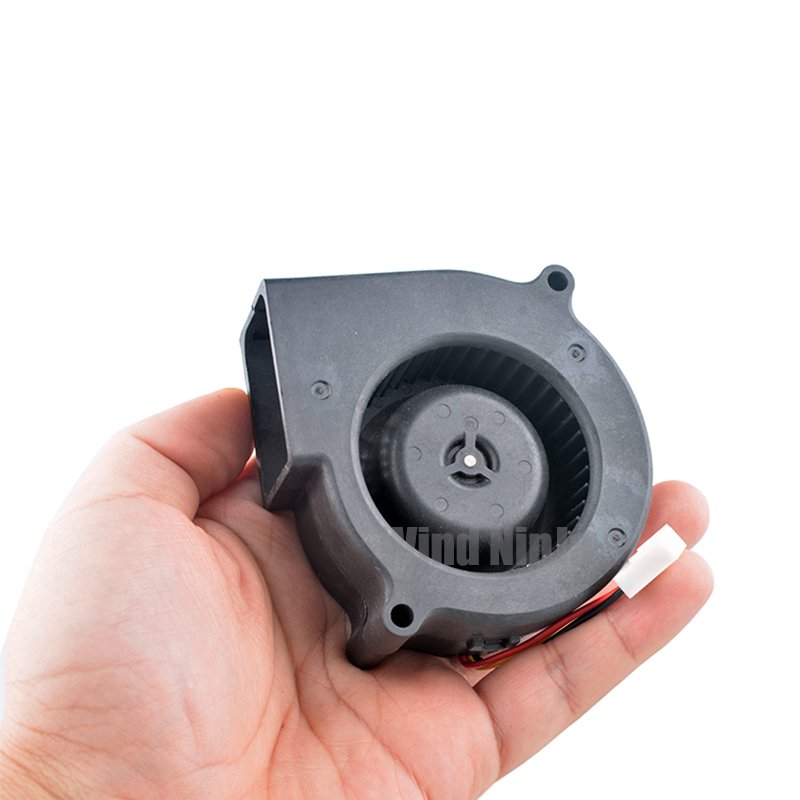 D07F-12BG 7.5cm 75mm Blower Fan 75x75x30mm DC12V 0.10A 3pin Ball Bearing Centrifugal Fan Cooling Fan for Printer Humidifier