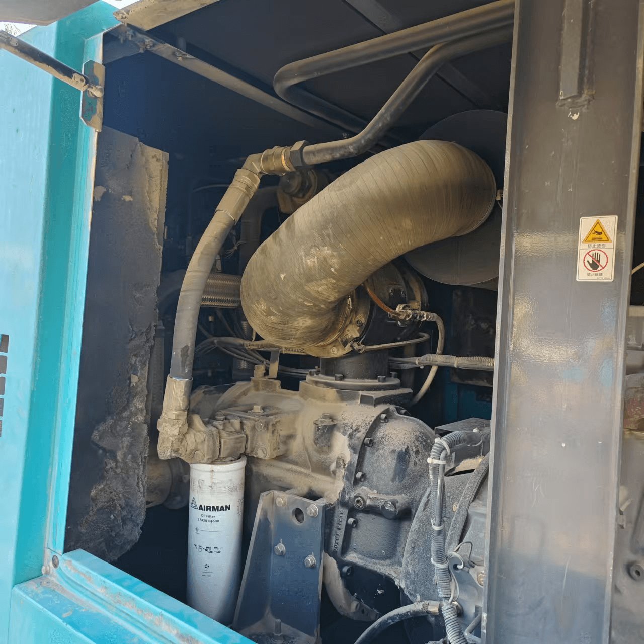 Used Heavy-Duty Portable Electric Screw Air Compressor 190.5Kw Gas Diesel for Mining Core Components Engine Motor Air Cooled