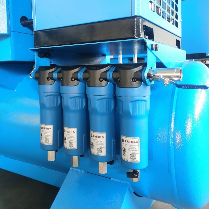 WBW 100HP 75 KW VSD VFD Permanent Magnetic Variable Speed Drive 75KW 100 HP Rotary Screw Air Compressor with Inverter