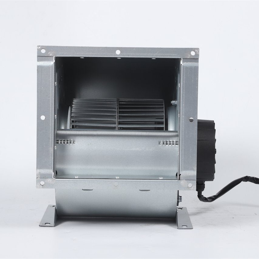 SYZ 7/5 Dual Inlets EC Motor Centrifugal Fan Direct Drive 0-10V Speed & PWM Signal 1/4 HP 115V 230V ECM Ventilation Blower