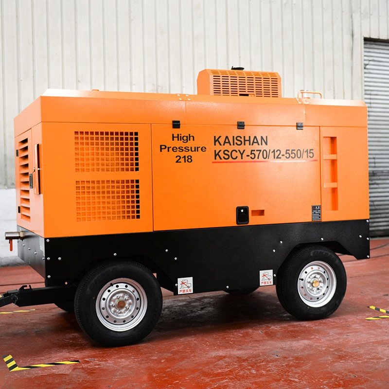 KAISHAN Kscy 570/12 Kscy 570/12-550/15k Kscy-550/15 cummins Engine Portable Mining Drilling diesel Screw air Compressor