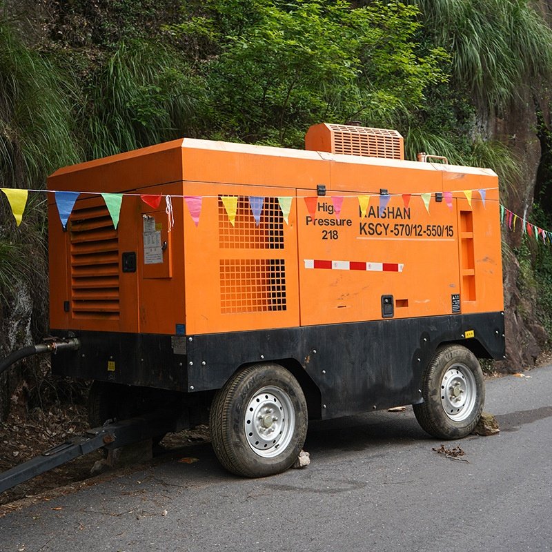 KAISHAN Kscy 570/12 Kscy 570/12-550/15k Kscy-550/15 cummins Engine Portable Mining Drilling diesel Screw air Compressor