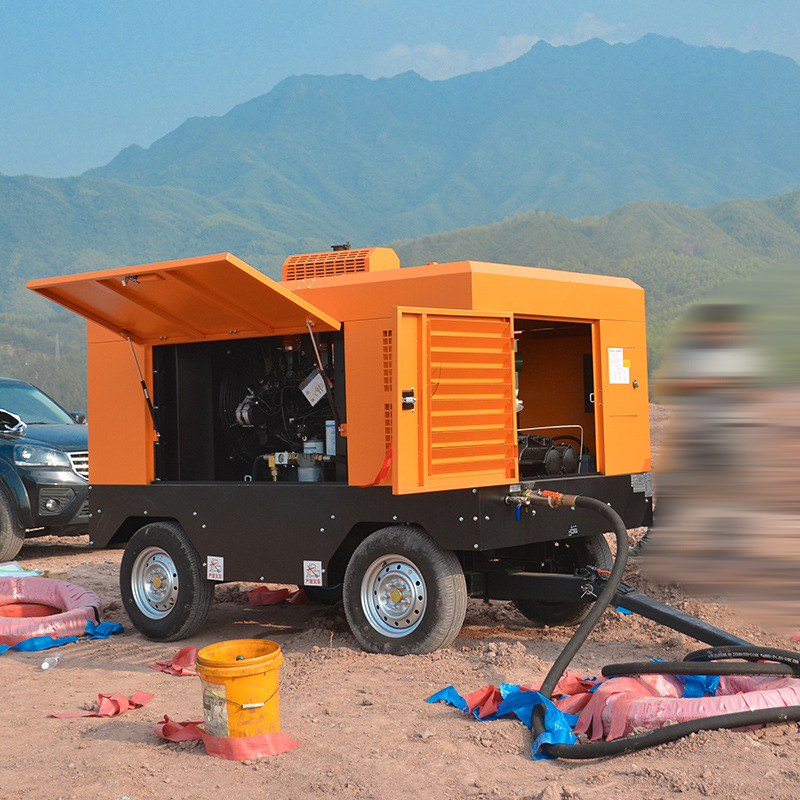 KAISHAN Kscy 570/12 Kscy 570/12-550/15k Kscy-550/15 cummins Engine Portable Mining Drilling diesel Screw air Compressor