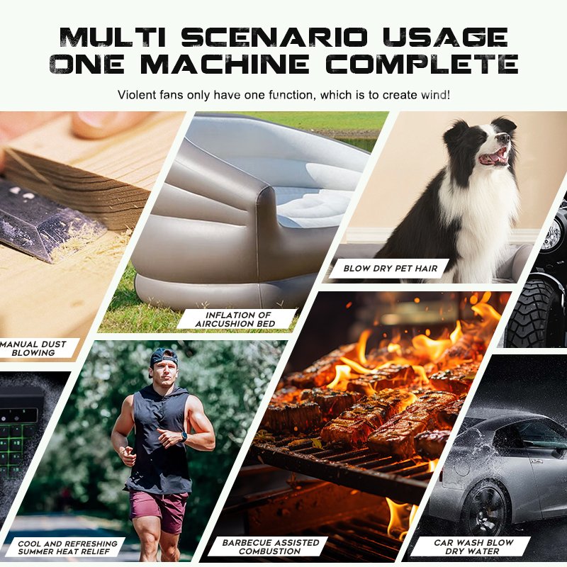 Air Winter Jet Dry Blower 120000 Mini Magnetic Electric Wind High Speed Portable Fan Turbo Violent Rechargeable for Car