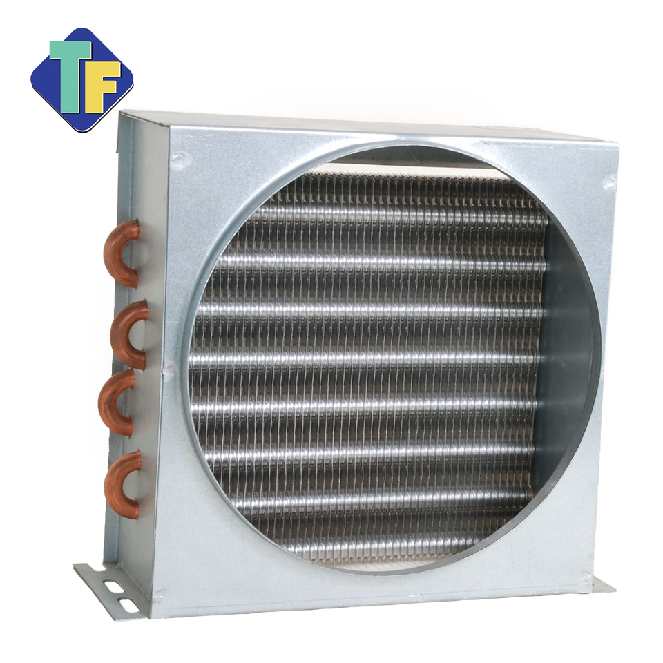 Copper and Aluminum Fin Tube Refrigeration Heating and Cooling Circulator AC Condenser & Evaporator