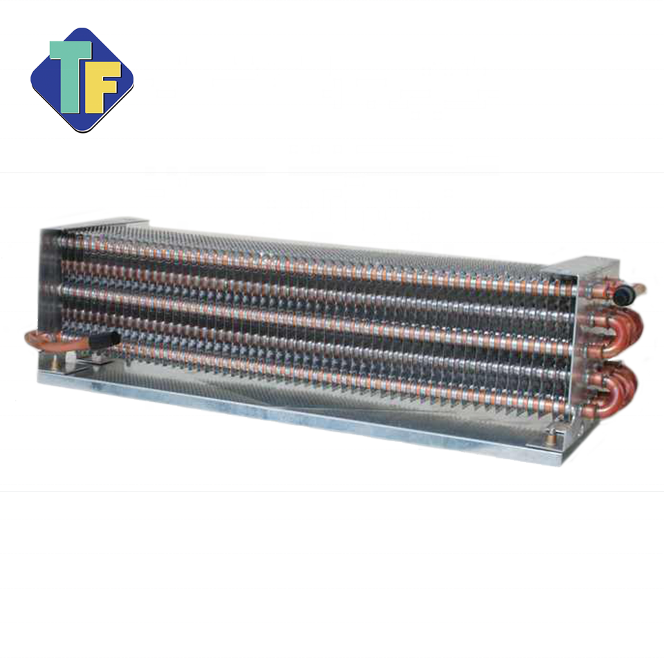 Copper and Aluminum Fin Tube Refrigeration Heating and Cooling Circulator AC Condenser & Evaporator