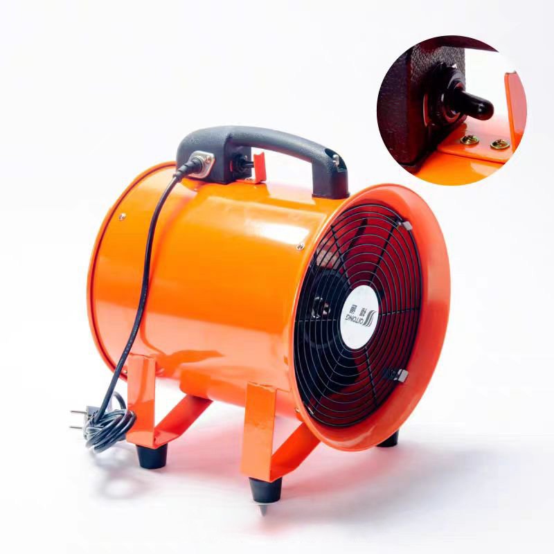 Portable Blower 250mm 110V 60Hz Low Noise Electric Blower Fan 10 inch Portable Axial Duct Fan
