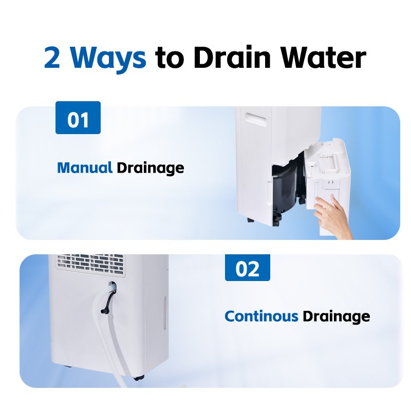 Smart 40L/D Electric Compressor Dehumidifier Touch Screen Control R290 Refrigeration Compressor Refrigerant Dehumidifier