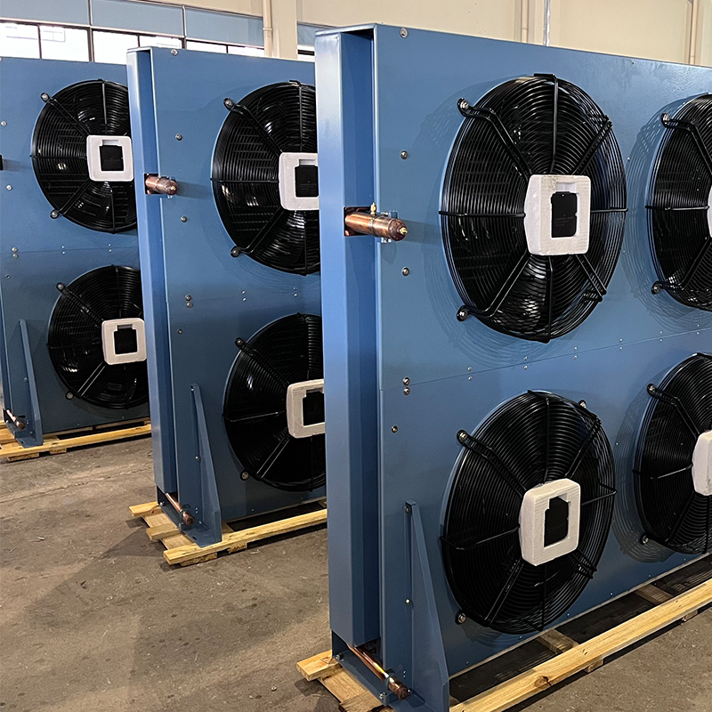 KH Series Aluminum Fin Blue Hydrophilic Aluminum Foil Air Cooled Condenser