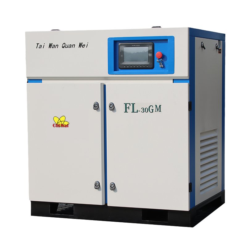 New Used 37KW Double Screw Air Compressor 7.5KW 10HP with 1000L Tank Direct Drive Three-phase Power 380V 8bar Working Pressure