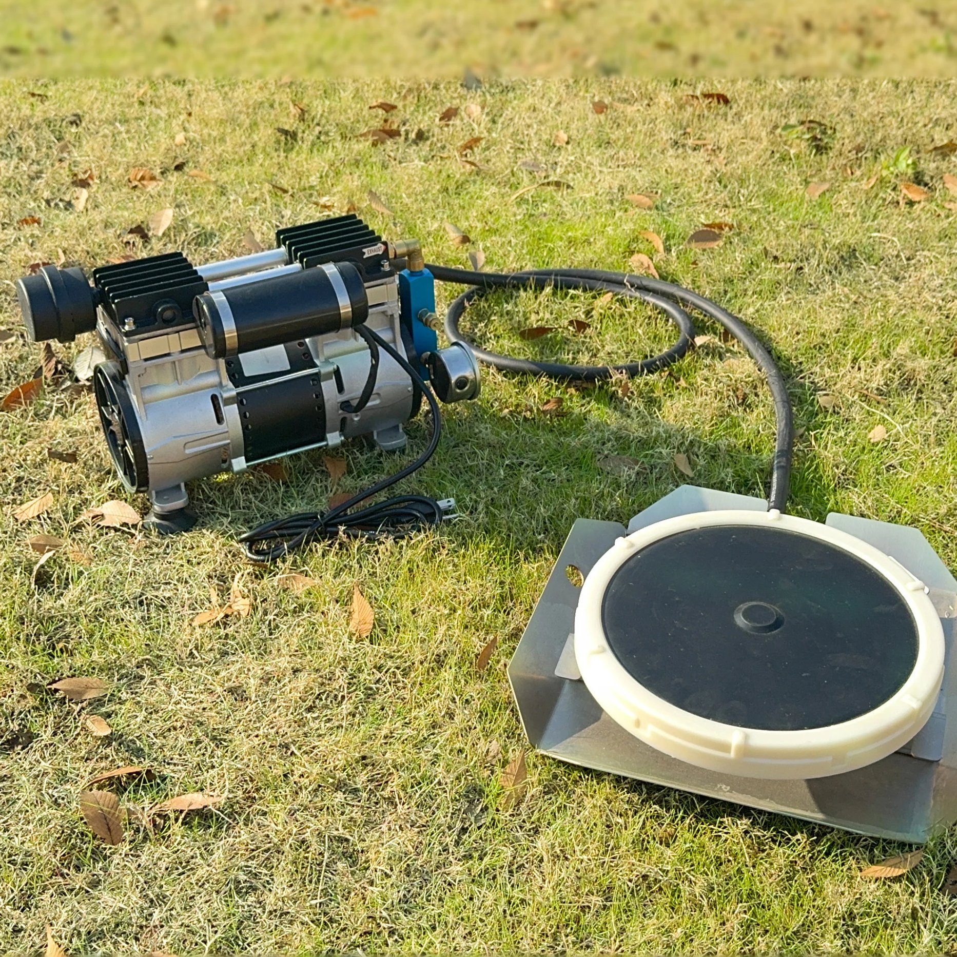 Ac Power 110v/220v Aerator Compressor 170LPM Air Compressor for 3 Acres Pond and Lake