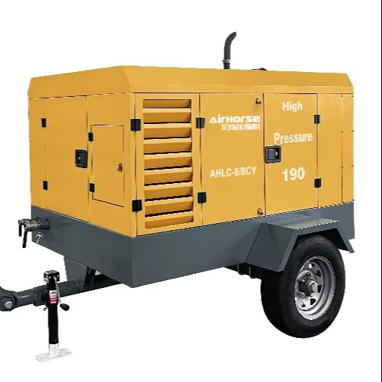 New Product With Wheels diesel Compressor Portable Removable Screw air Compressor