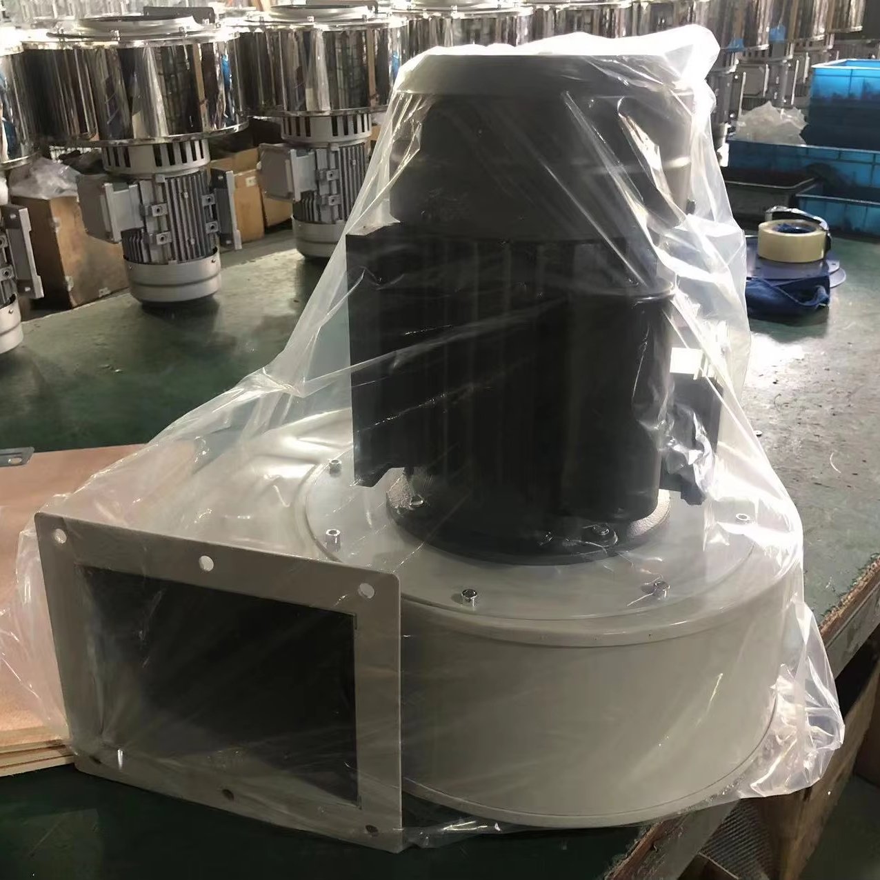 JEEK 220v 1.5kw 2800rpm Industrial Smoke Exhaust Fan High Pressure Centrifugal Fans Blowers 1500W