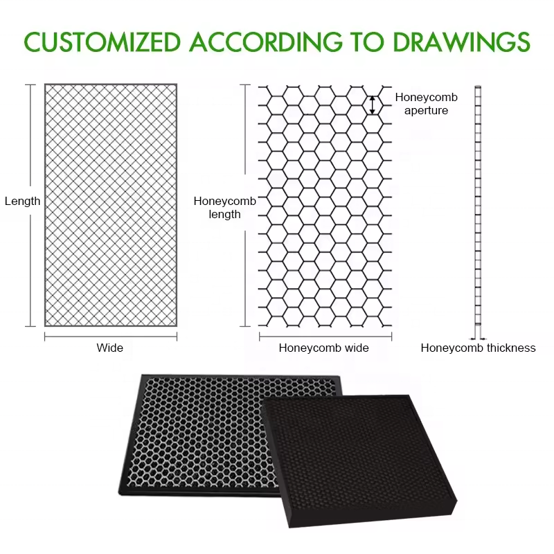 Activated Carbon Filter Pads Electrical Panel Fan Charcoal Smoke Filter Polyurethane Foam Charcoal Filter