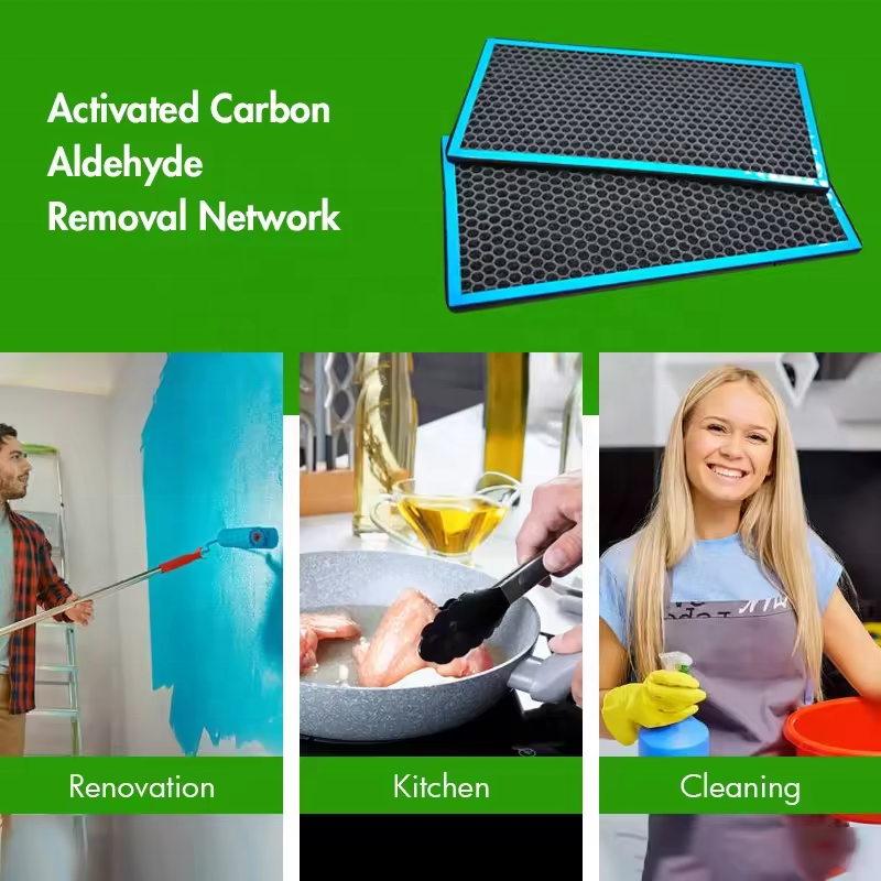 Activated Carbon Filter Pads Electrical Panel Fan Charcoal Smoke Filter Polyurethane Foam Charcoal Filter