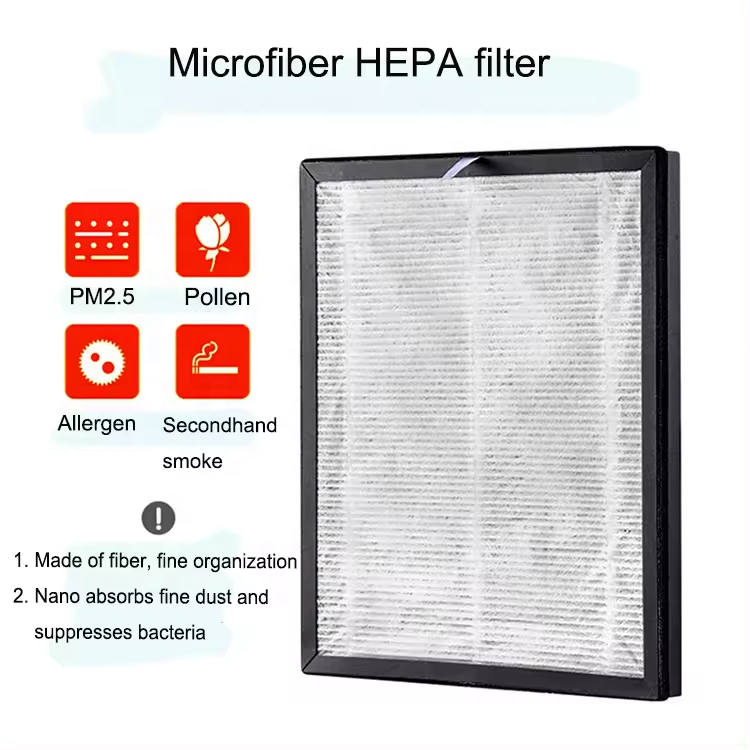 Replacement Parts Air Purifier Coconut Honeycomb Panel Charcoal Activated Carbon Filter Hepa H13 Filter