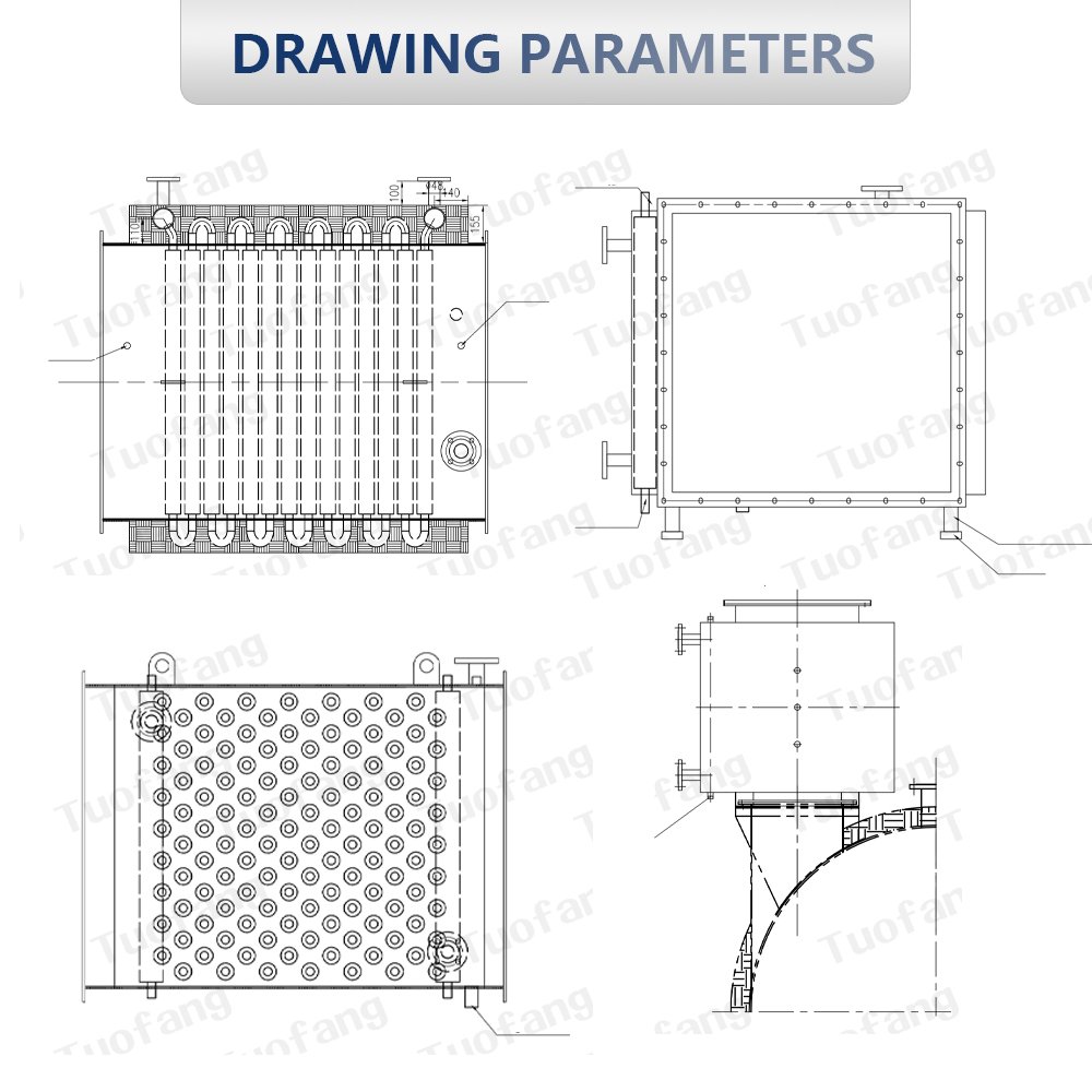 High Frequency Copper Aluminium Air Fin Tube Heat Exchanger New Condition Radiator or Evaporator/Condenser for Farm Industries