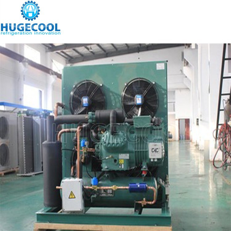 Low Temp Refrigeration Air Cooling Equipment R404a Refrigerant Cold Room Open Type Condensing Unit