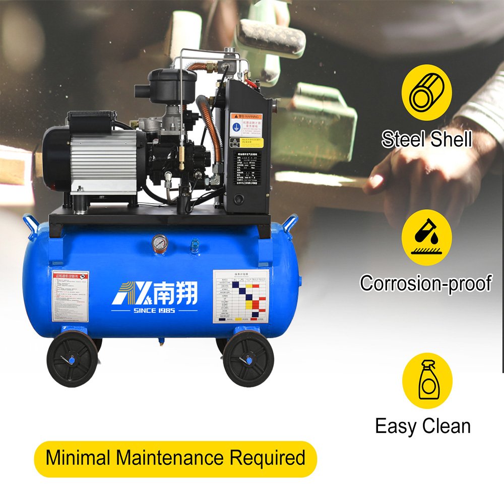 Portable Air Compressor 2.2kw with 90L Tank Pancake Compressor 116 PSI Ultra Quiet Compressor for Spraying