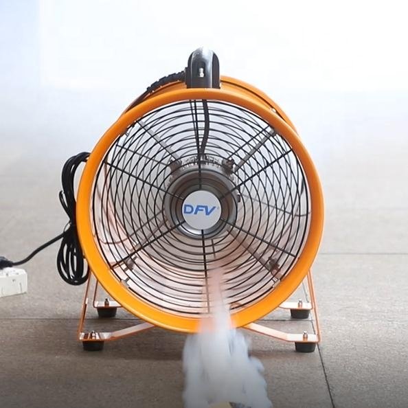 Manufacturer Supply Industrial Axial Fan Flow Portable Smoke Exhaust Axial Fan