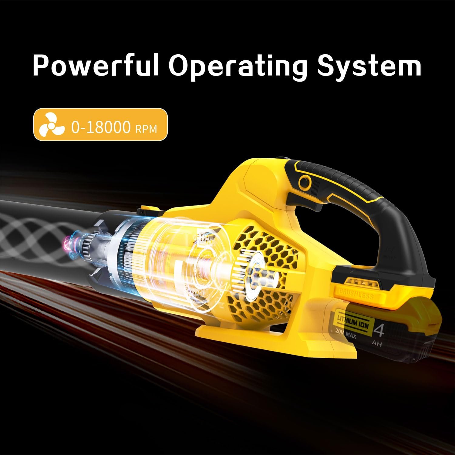 40v Cordless Leaf Blower Battery Cordless Garden Blower Leaf Blower Fan on Sale for Patio Cleaning Lawn Care