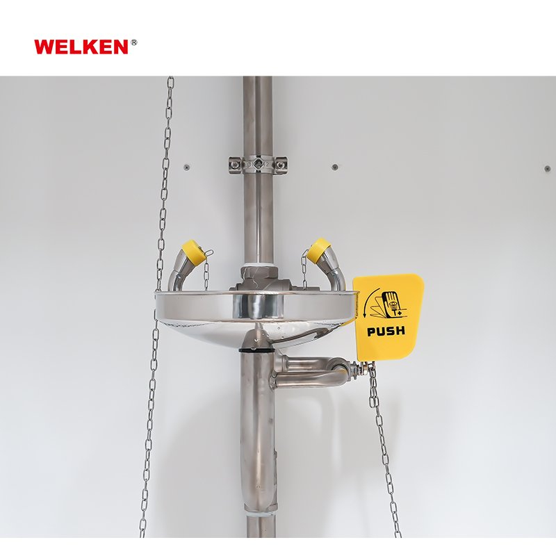 1200L Cabin Mounted Emergency Shower and Eye/Face Wash 1200L tank Fed Safety Shower