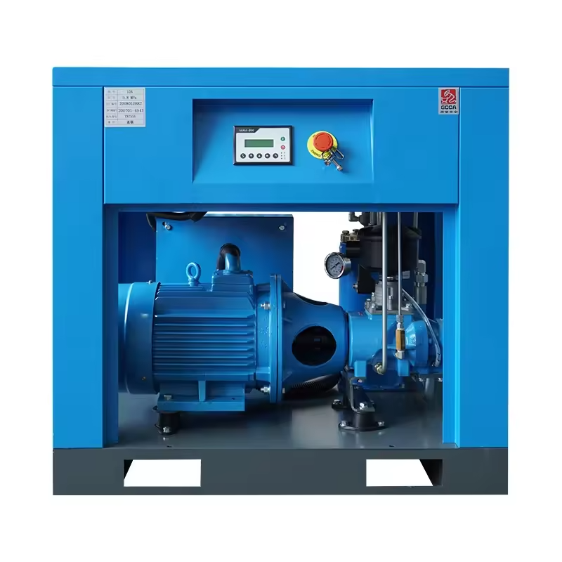 Screw air Compressor 7.5kw Permanent Magnet Variable Frequency air Compressor Energy-saving Industrial air Compressor