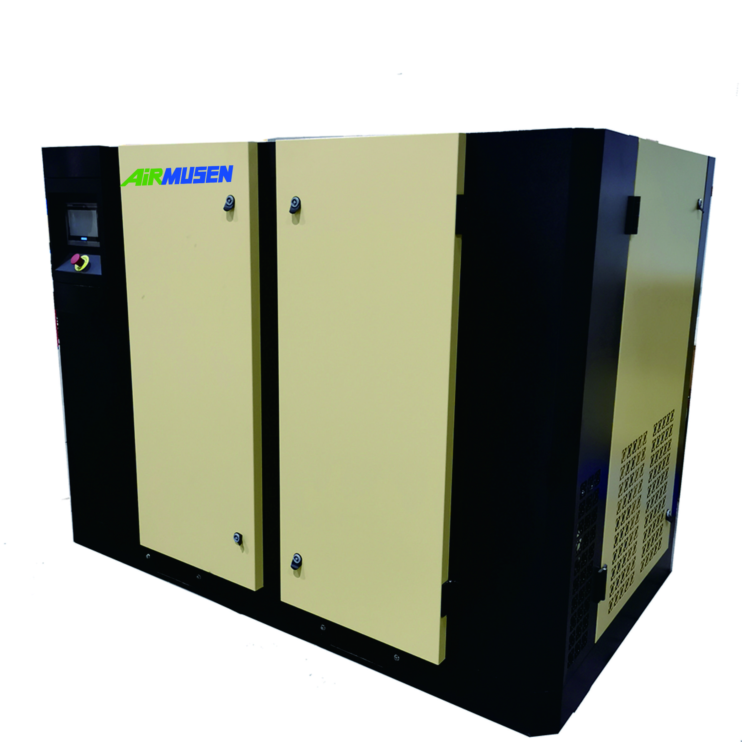 AIRMUSEN Factory Direct Sell 55kw 75hp 8/10 bar One Stage /two Stage Water/air Cooled Screw Type Industrial Use air Compressor