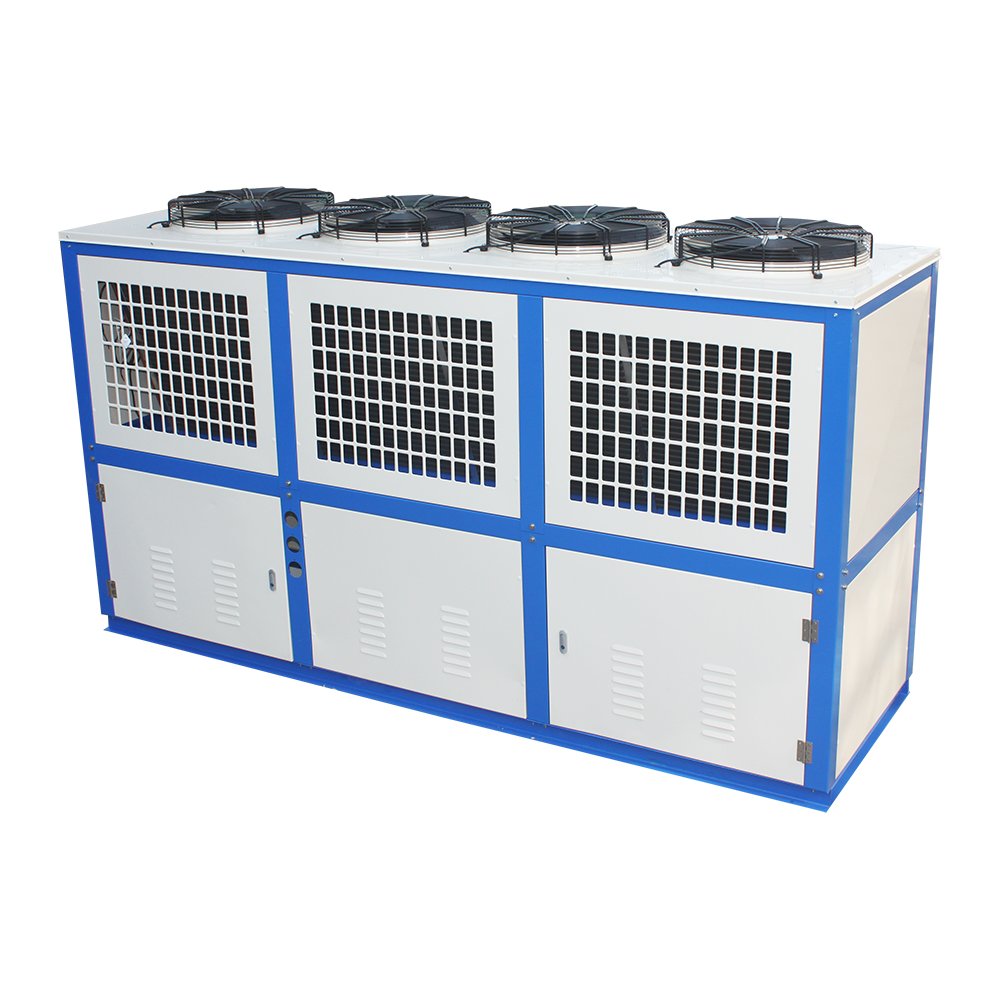 Industrial Refrigeration Condenser Condensing Unit Refrigeration Work in Cold Room Cold Storage