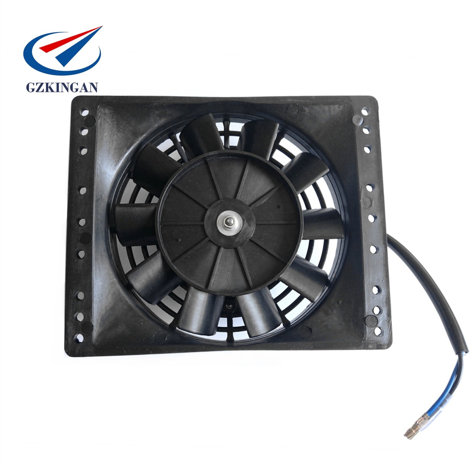 6'' Inch Auto Universal Cooling Fan 12V/24V DC Air Conditioning Fan Straight Blade Radiator Condenser Cooling Axial Fan for Car