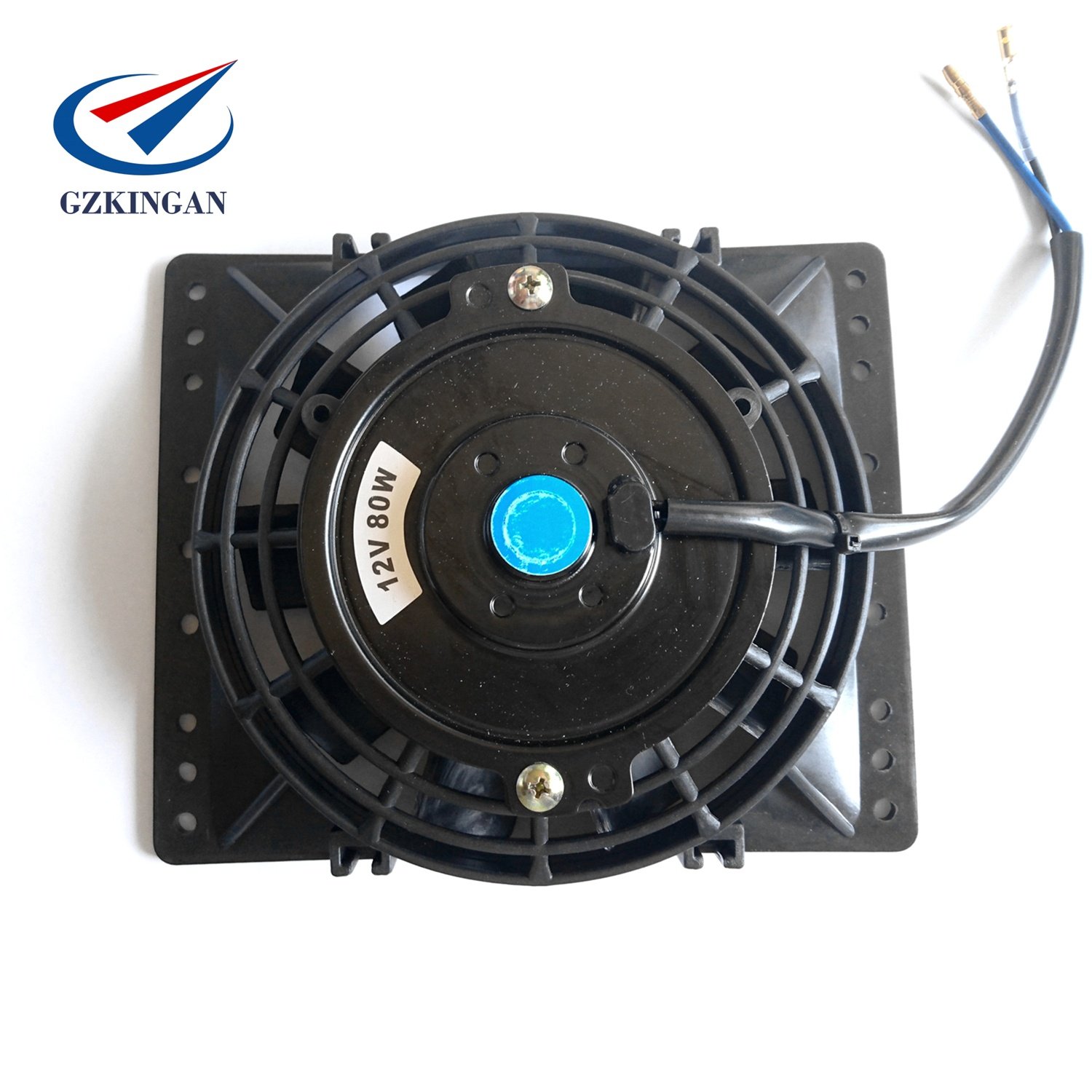 6'' Inch Auto Universal Cooling Fan 12V/24V DC Air Conditioning Fan Straight Blade Radiator Condenser Cooling Axial Fan for Car