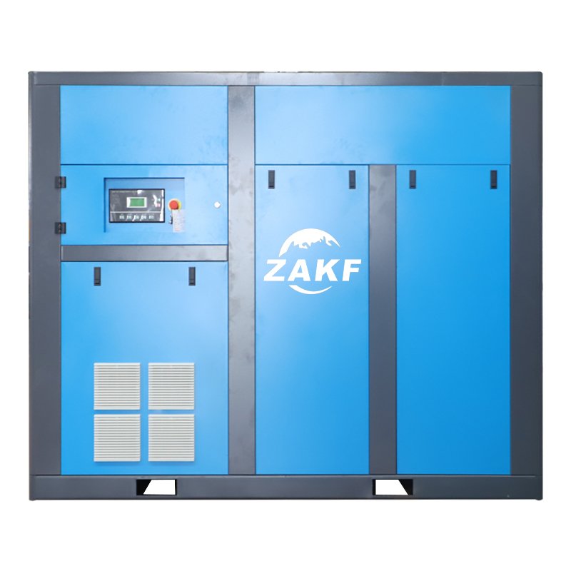 ZAKF 175HP 132KW 7.5-132kw 10~420hp 380v/50hz Direct Driven Rotary Screw Air Compressor for Industrial Factory