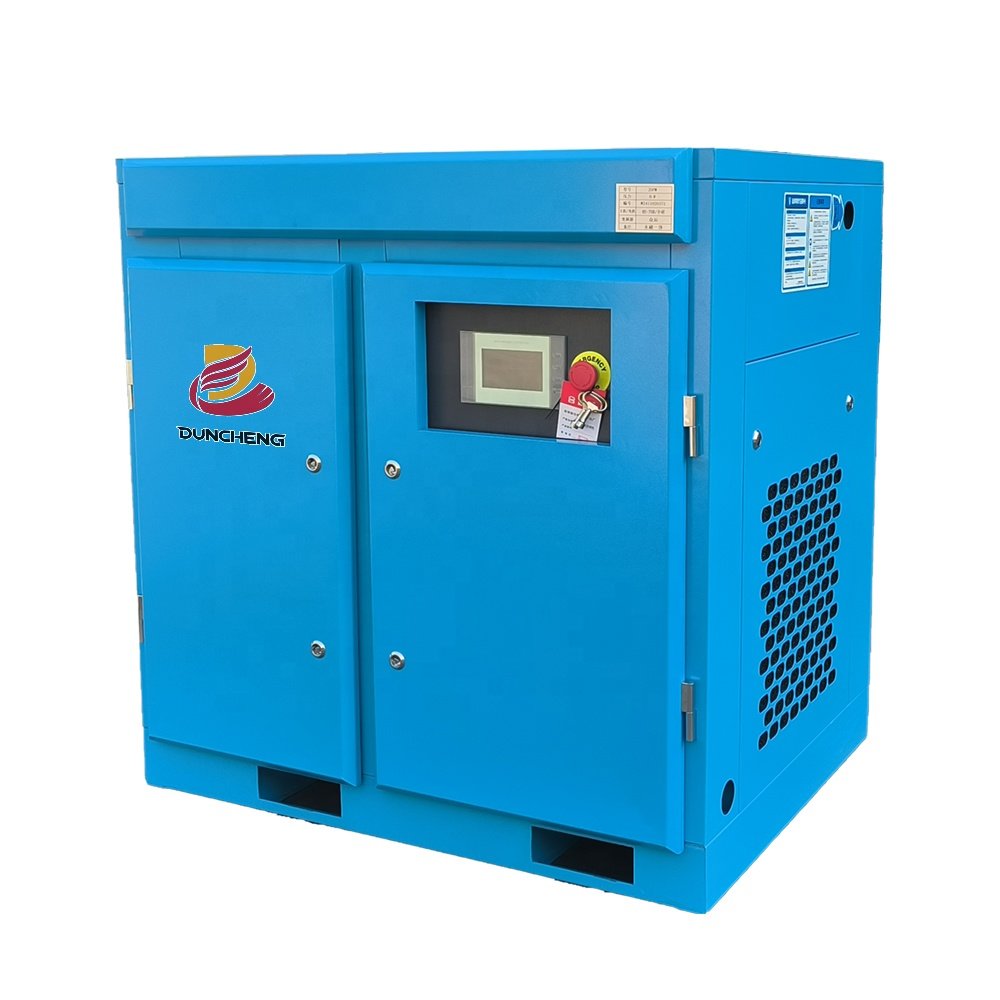 Industrial Stationary Air Compressors 7.5kw 15kw 22kw Rotary CE Certified Silent Screw Compressor