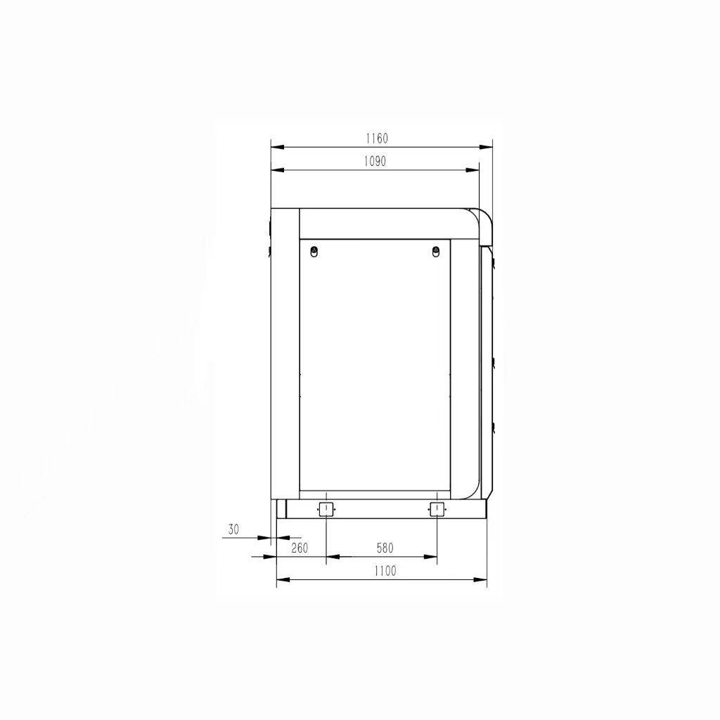 UNITED 0.8Mpa 45KW Single-stage VPM Screw Air Compressor Air Cooled 380V/50Hz Inverter Compressor High Quality