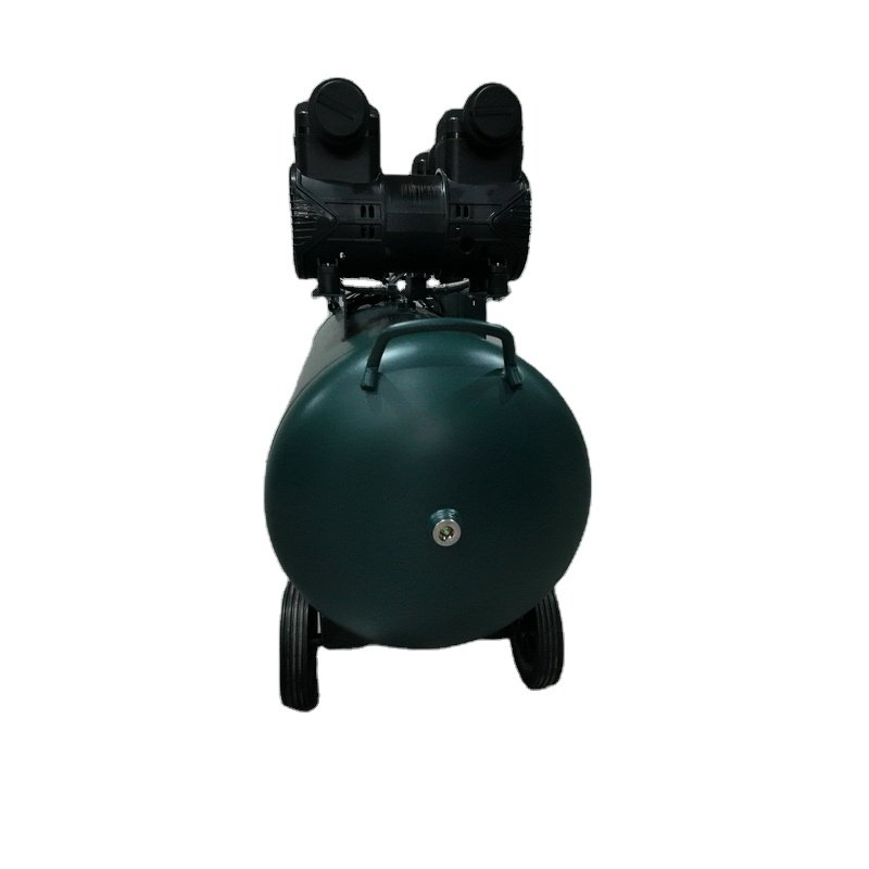 U1500*2 100Liter Two Stage Two Head Motor Portable Oil Free air Compressor