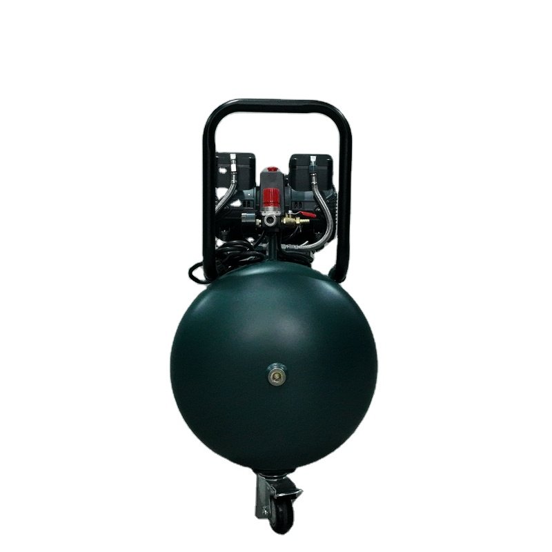 U1500*2 100Liter Two Stage Two Head Motor Portable Oil Free air Compressor