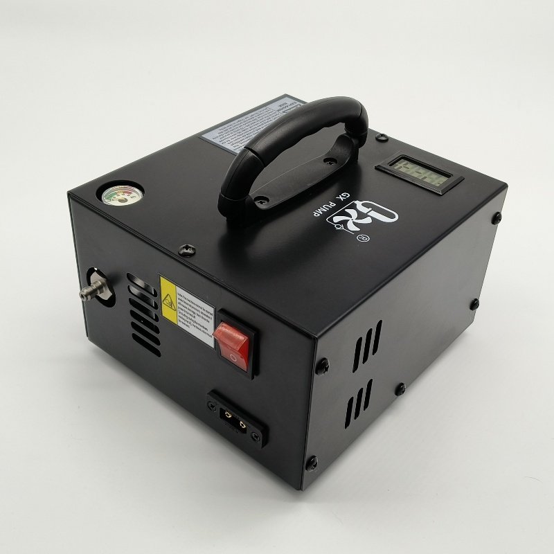 GX-E-CS1300 bar Piston Oil Free High Pressure Gas air Compressor 12V/110V/220V Portable Pcp Compressor for Hunting