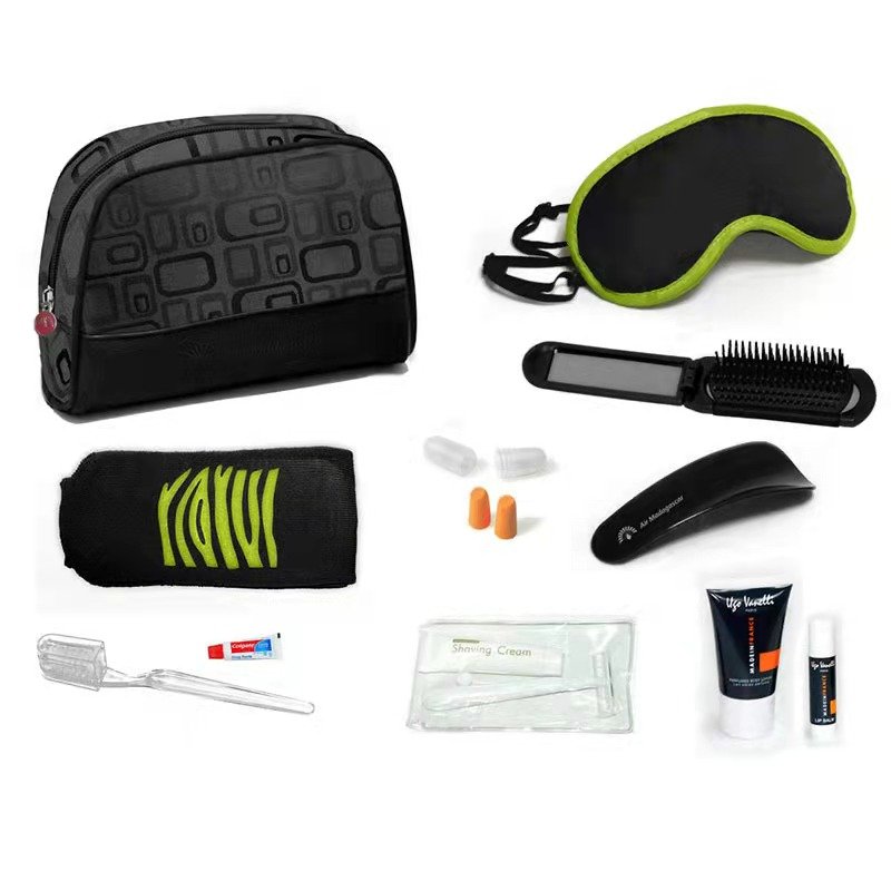 Best Price Hotel Amenities China Airline Travel Kit Airplane Travel Accessories Disposable Airline Kit