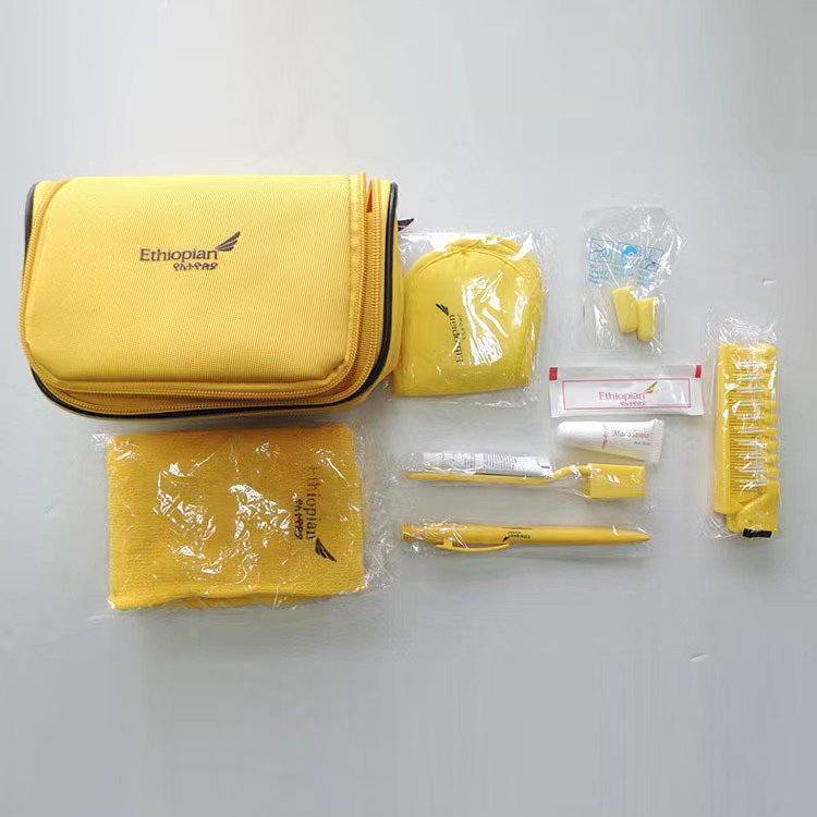 Best Price Hotel Amenities China Airline Travel Kit Airplane Travel Accessories Disposable Airline Kit
