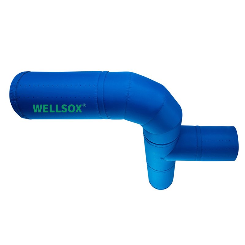 Even Air Distribution Cooling System Anti Condensation Air Socks Cost Effective Textile Air Duct