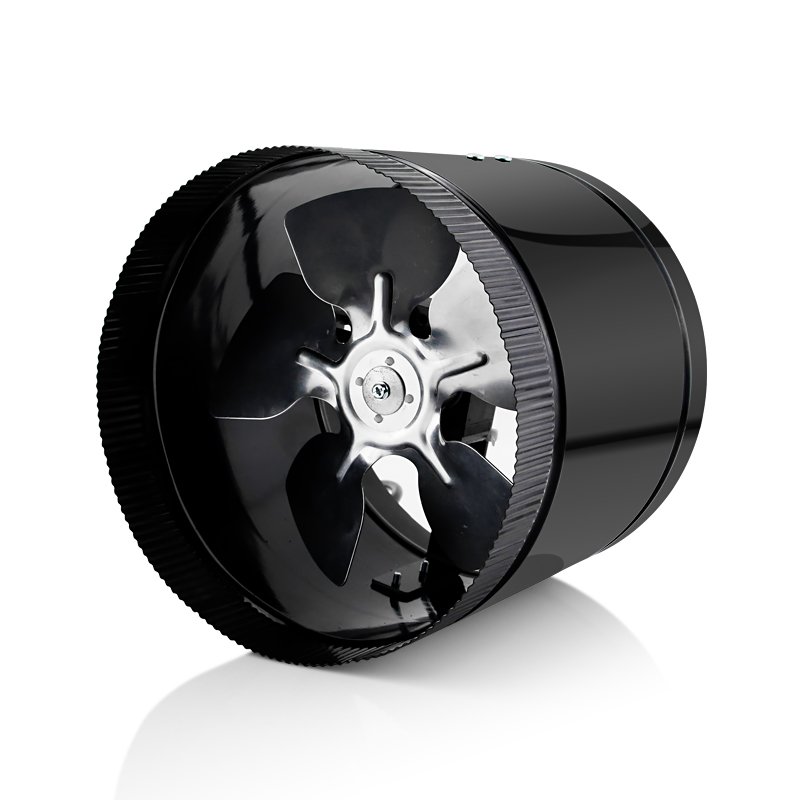 4 6 8 Inch Metal air High Pressure Low Noise Hydroponic Inline Booster Fan