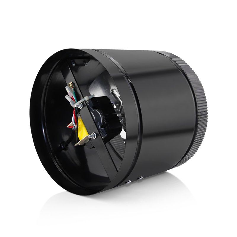 4 6 8 Inch Metal air High Pressure Low Noise Hydroponic Inline Booster Fan