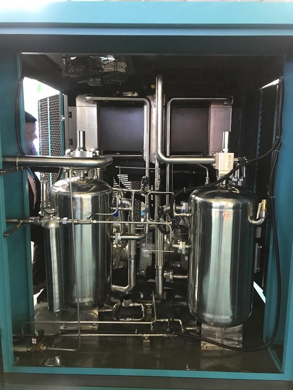 185KW Oilfree Screw air Compressor 8bar13bar 16bar Screw air Compressor Three Stages High Pressure Oilfree air Compressor