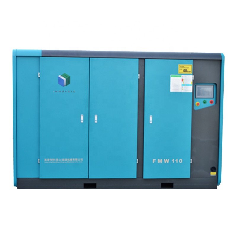 185KW Oilfree Screw air Compressor 8bar13bar 16bar Screw air Compressor Three Stages High Pressure Oilfree air Compressor