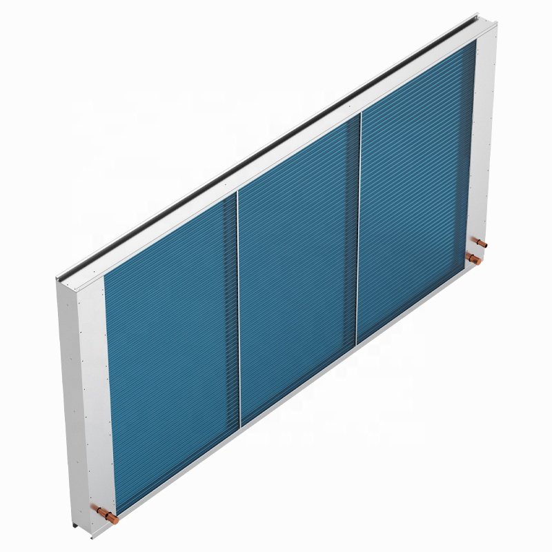 OEM Customized Copper Fin-tube Coil Evaporator Condenser High Quality Refrigerant Cooled Min Heat Exchanger for Container/marine