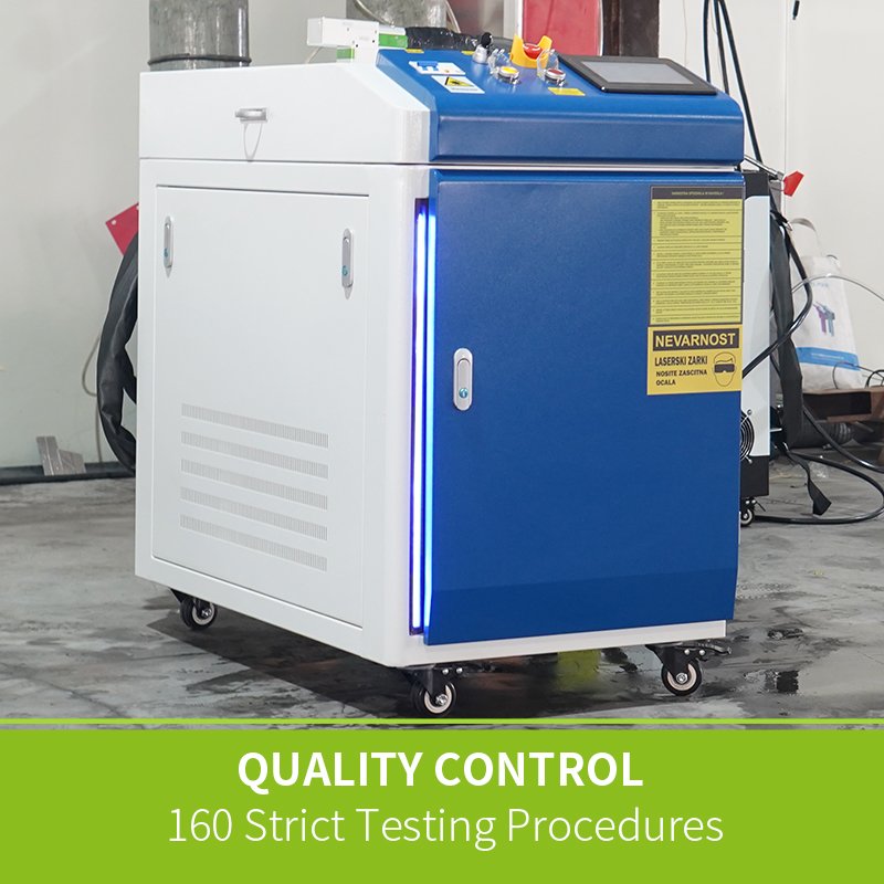 Continuous 1000w 2000w Handheld Fiber Laser Cleaning Machine Paint Laser Rust Removing Cleaner Machine Price Blower Fan
